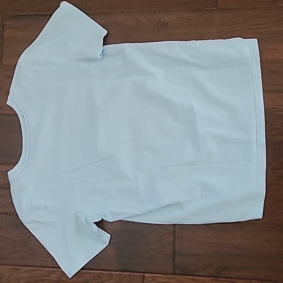 Adidas Boy's Light Blue shirt with football field size XL (18-20) - Picture 3 of 4